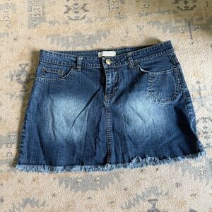 Vintage denim skirt